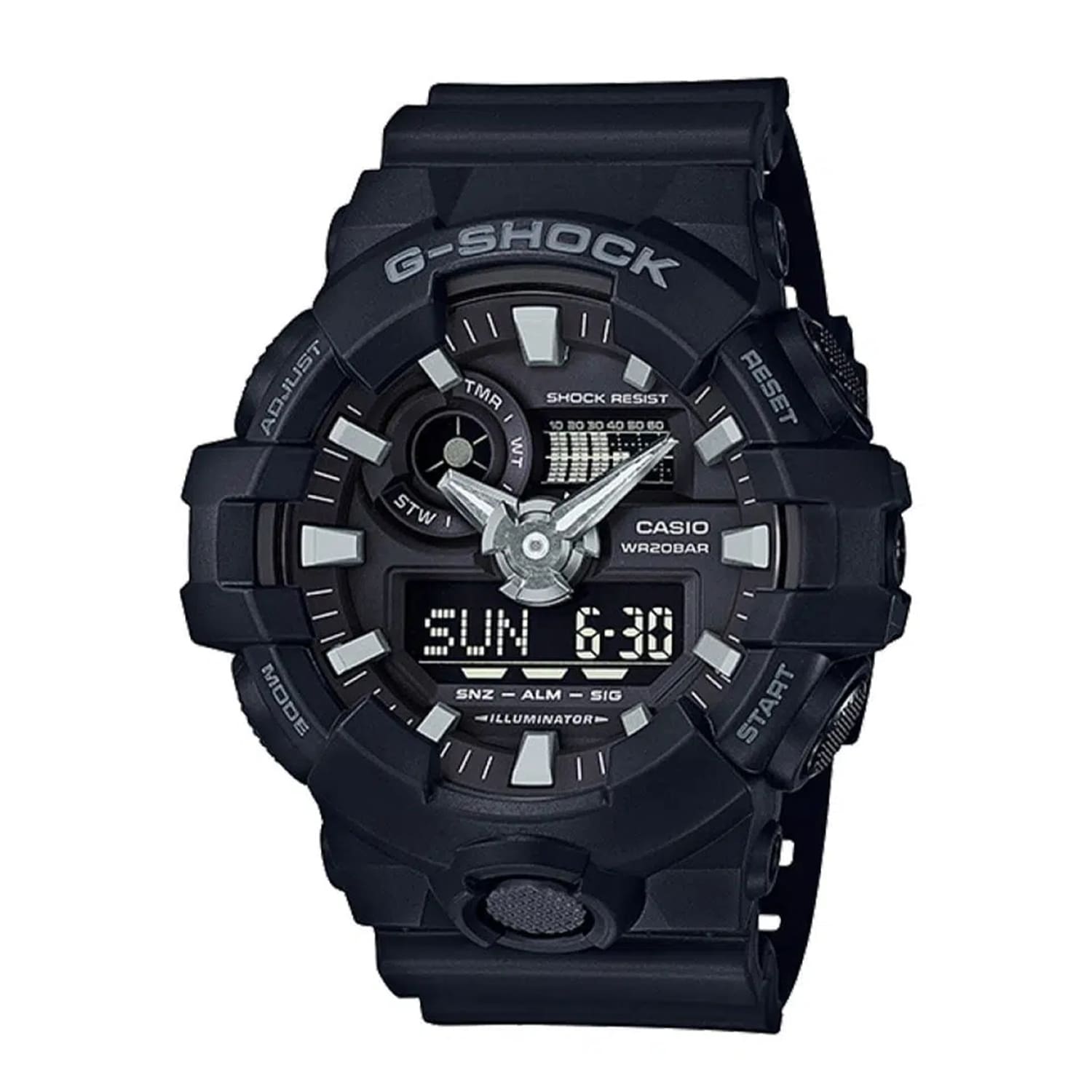 ga-7001bdr-01-min (2) ساعت مردانه کاسیو مدل GA-700-1B